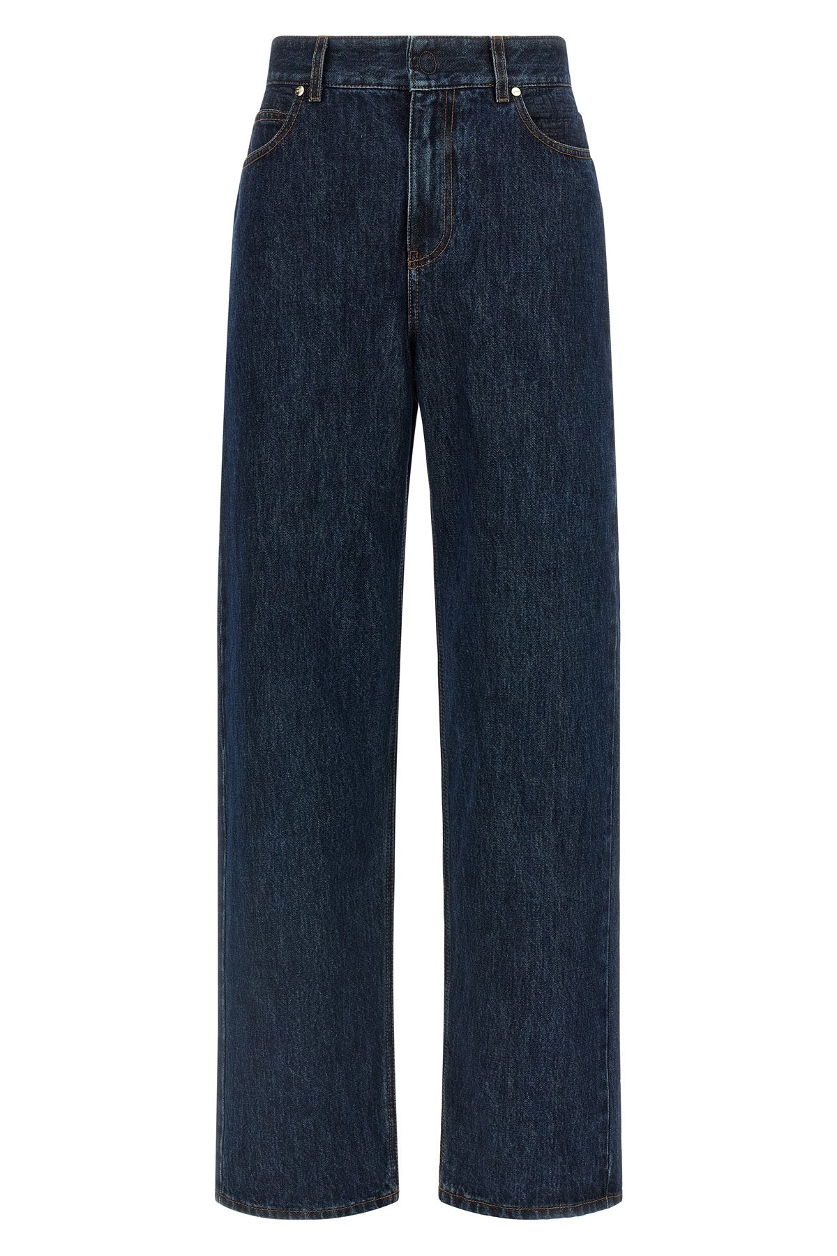 fendi 'FF' padded jeans