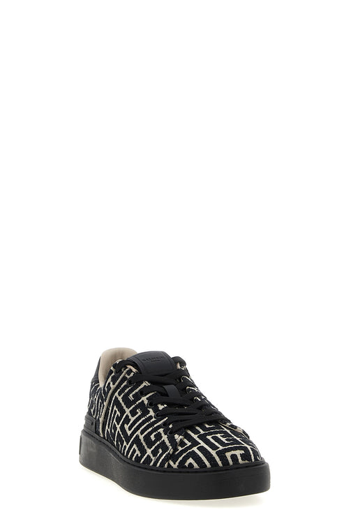 BALMAIN 'B-Court' sneakers For Men 84% cotton, 16% polyester
