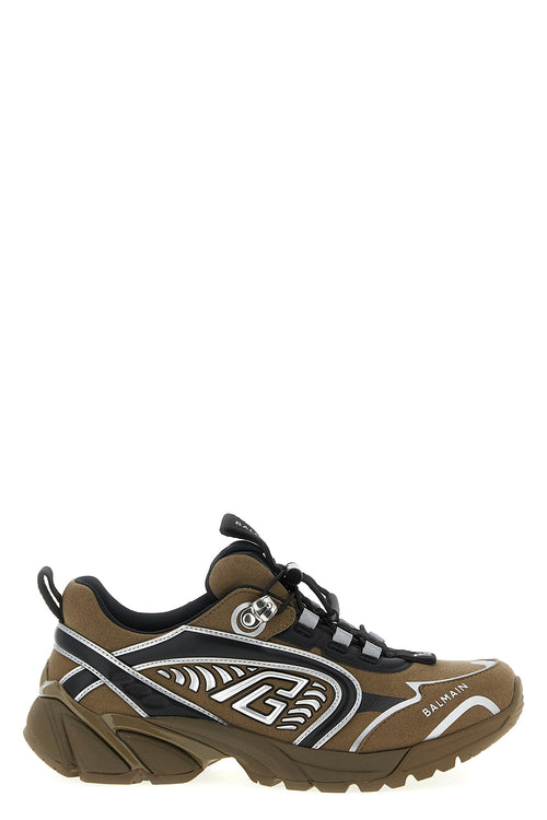 BALMAIN 'Cosmic Dust' sneakers For Men 52% polyurethane, 48% polyamide