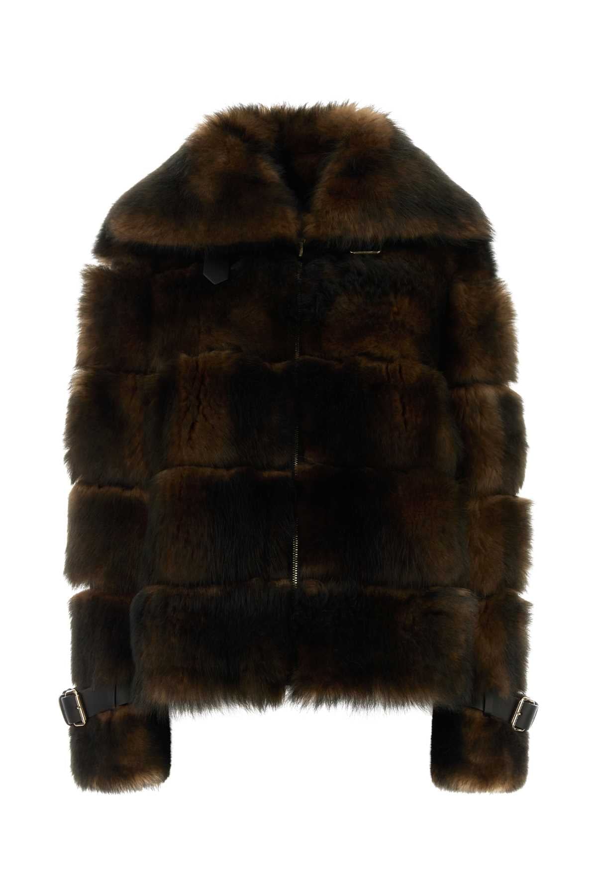 FENDI SHEARLING TOSCANO LOOK For Women Exterior: 100% Shearling