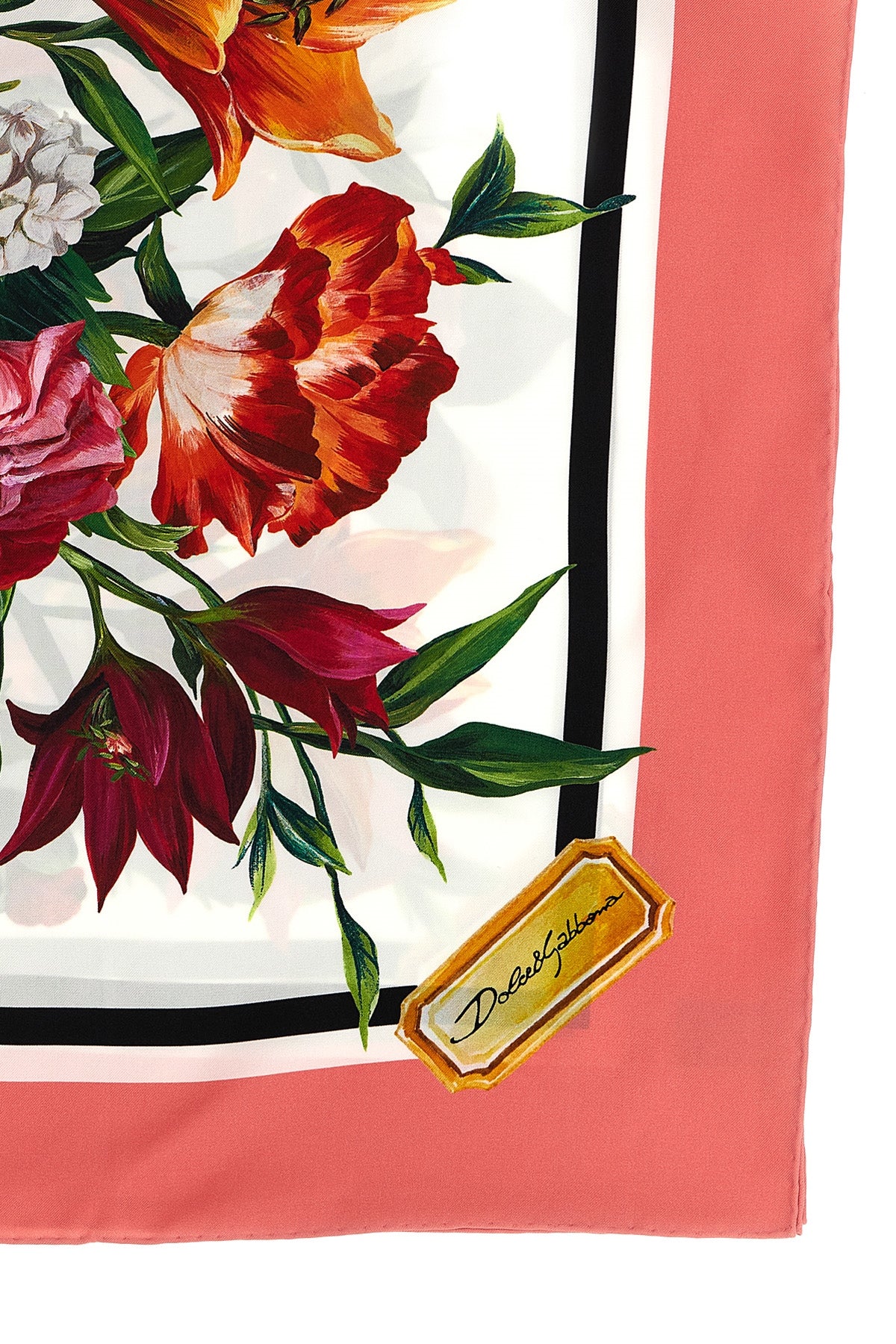 DOLCE & GABBANA Floral print scarf For Women 100% silk