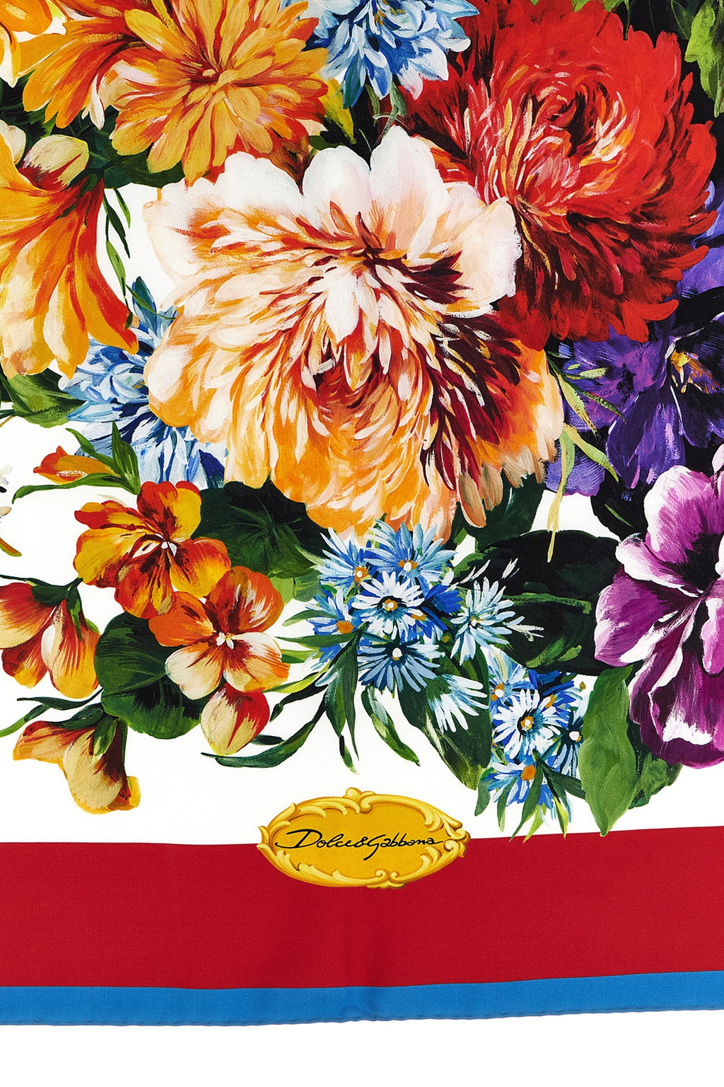 DOLCE & GABBANA Floral print scarf For Women 100% silk
