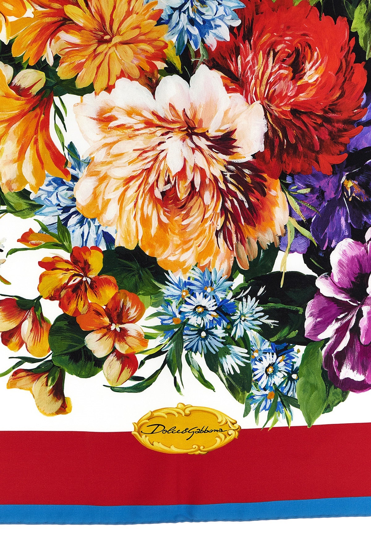 DOLCE & GABBANA Floral print scarf For Women 100% silk