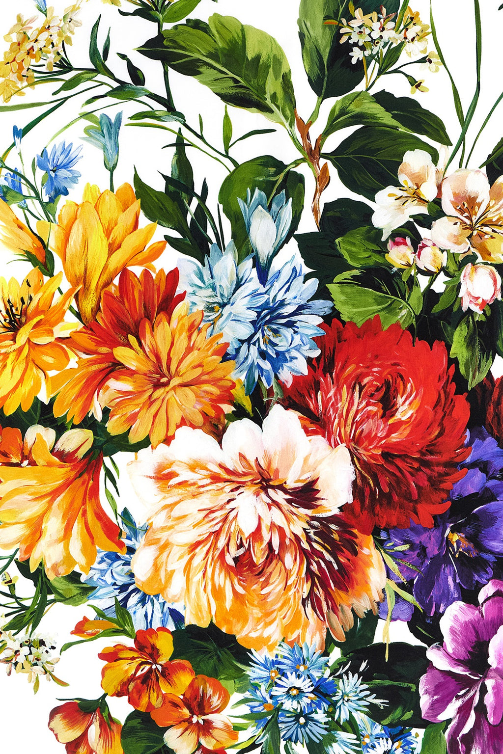 DOLCE & GABBANA Floral print scarf For Women 100% silk