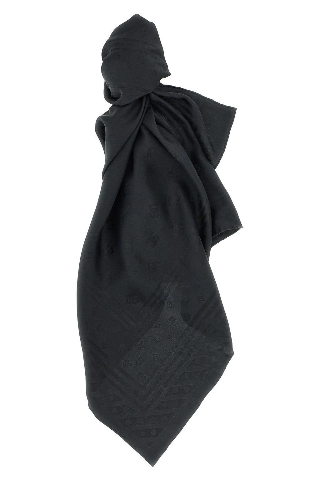 DOLCE & GABBANA Logo scarf For Women 100% silk