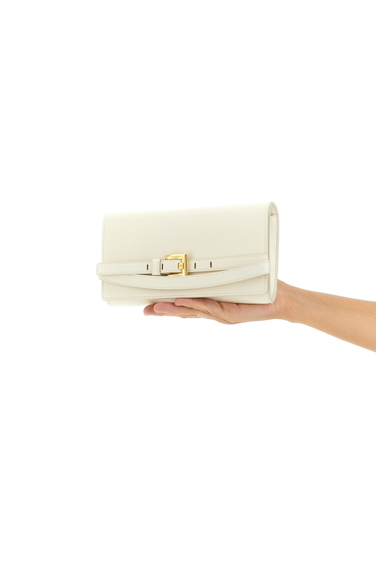 BALMAIN 'Shuffle' wallet on chain For Women 100% calfskin leather (Bos Taurus)