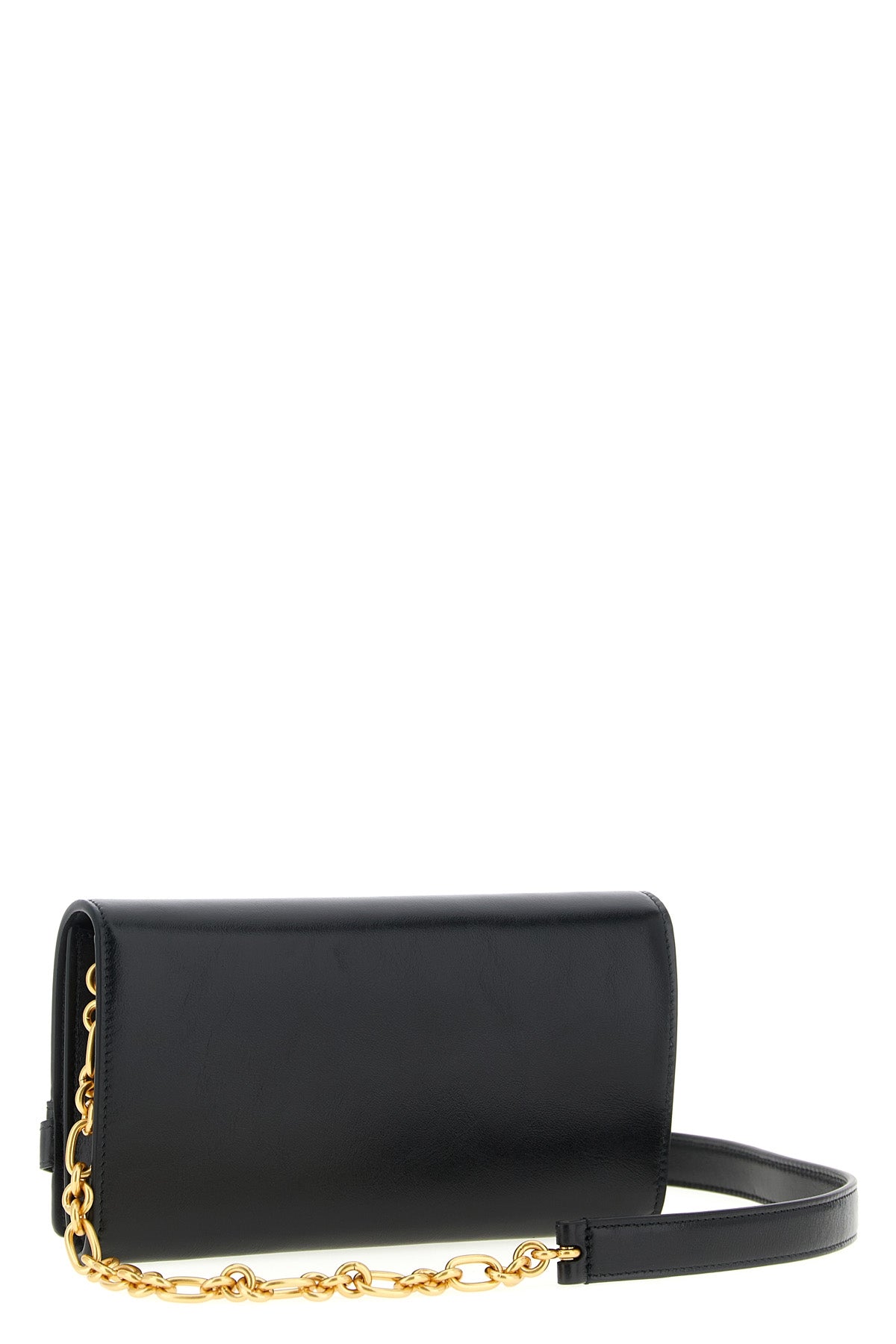 BALMAIN 'Shuffle' wallet on chain For Women 100% calfskin leather (Bos Taurus)