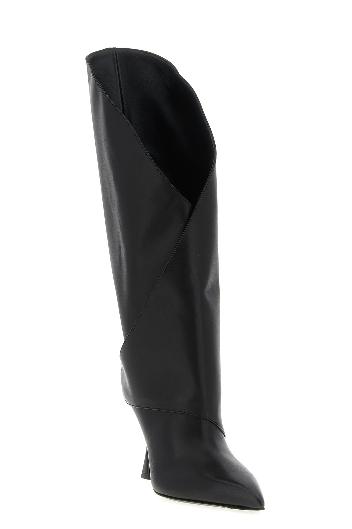 BALMAIN 'Twist' boots For Women 100% calfskin leather (Bos Taurus)