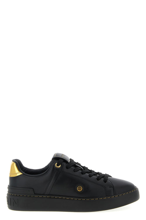 BALMAIN 'B-Court' sneakers For Women 100% lamb leather (Ovis Aries)