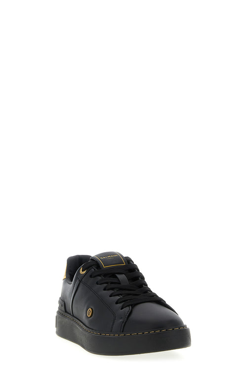 BALMAIN 'B-Court' sneakers For Women 100% lamb leather (Ovis Aries)