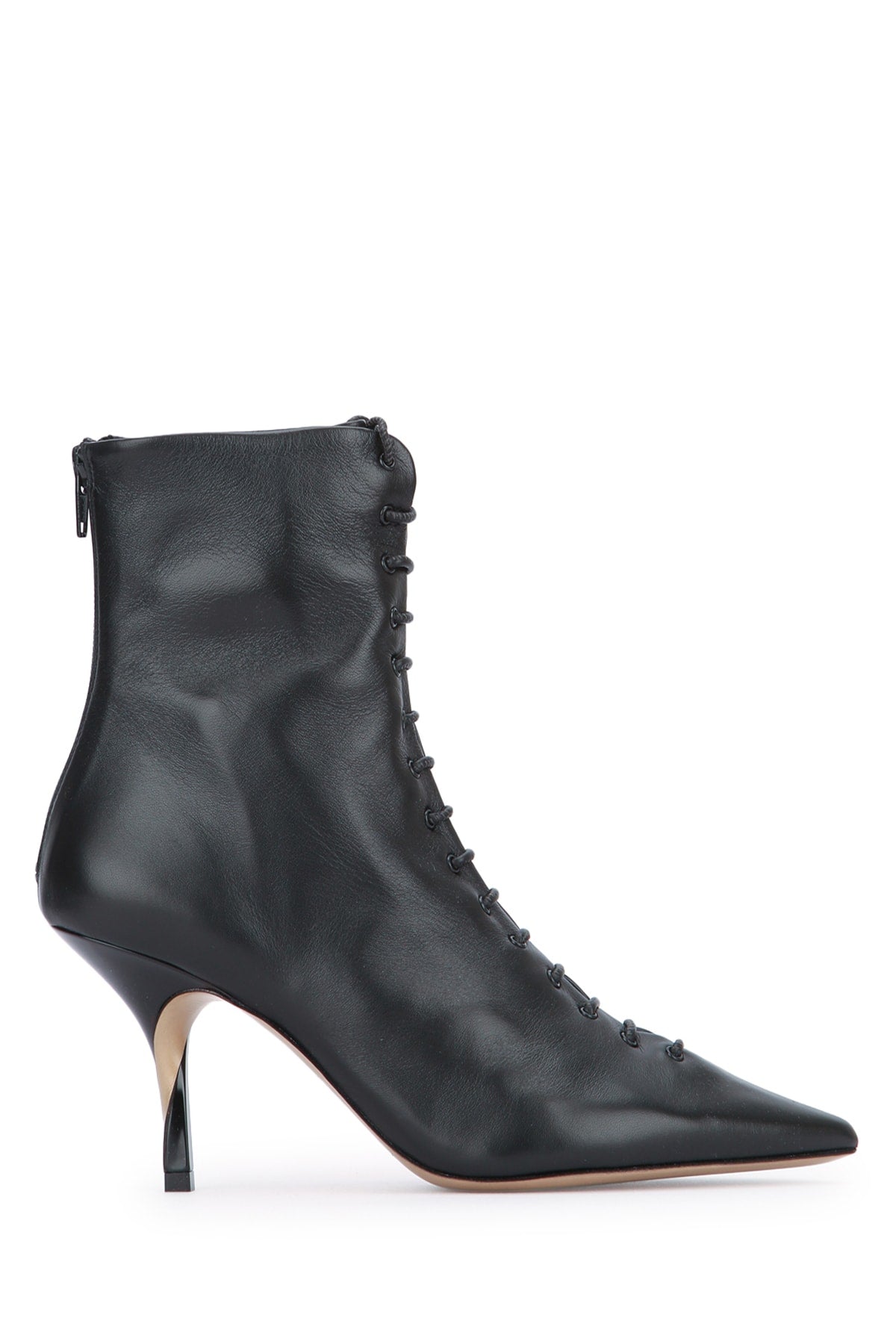JACQUEMUS LES BOTTINES TOURNI LACET For Women 100% LAMB LEATHER 100% LAMB LEATHER 100% COW LEATHER