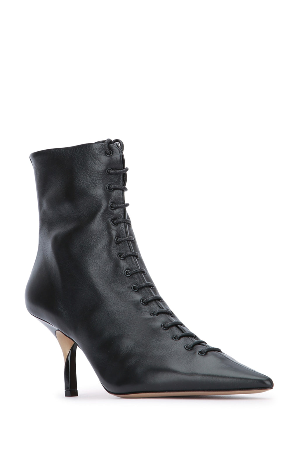 JACQUEMUS LES BOTTINES TOURNI LACET For Women 100% LAMB LEATHER 100% LAMB LEATHER 100% COW LEATHER