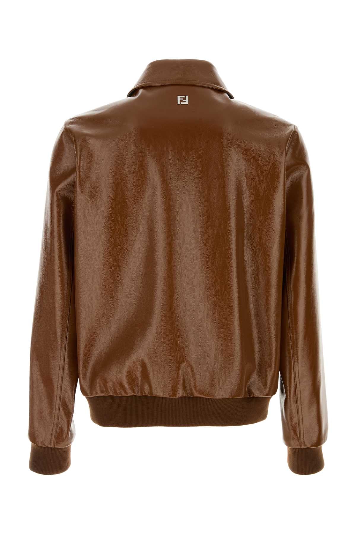 FENDI M.BLOUSON/LEATHER For Men Exterior: 100% Calf Lining: 100% Cupro