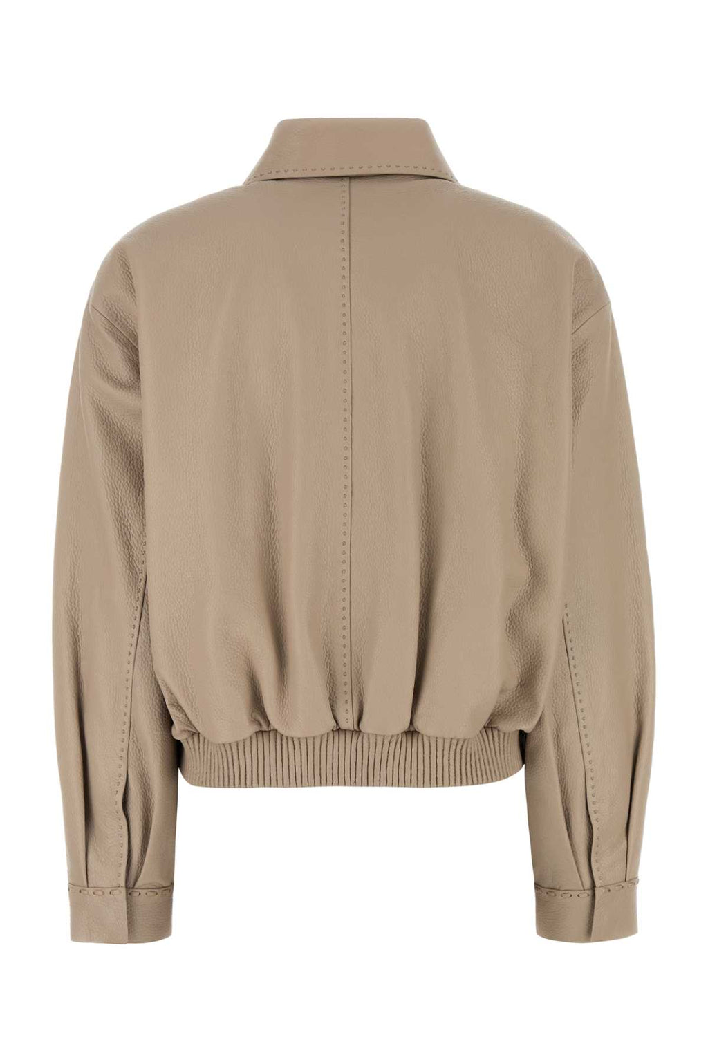 FENDI LEATHER CROP JKT For Women Exterior: 100% Deer Lining: 100% Viscose