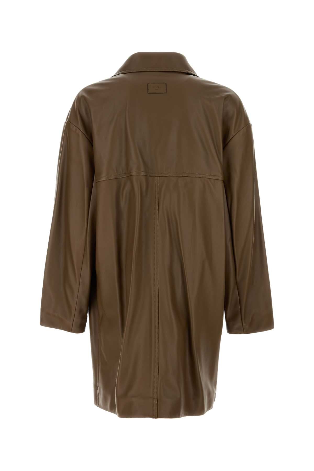 FENDI COAT For Men Exterior: 100% Lamb Lining: 98% Cashmere 2% Elastane