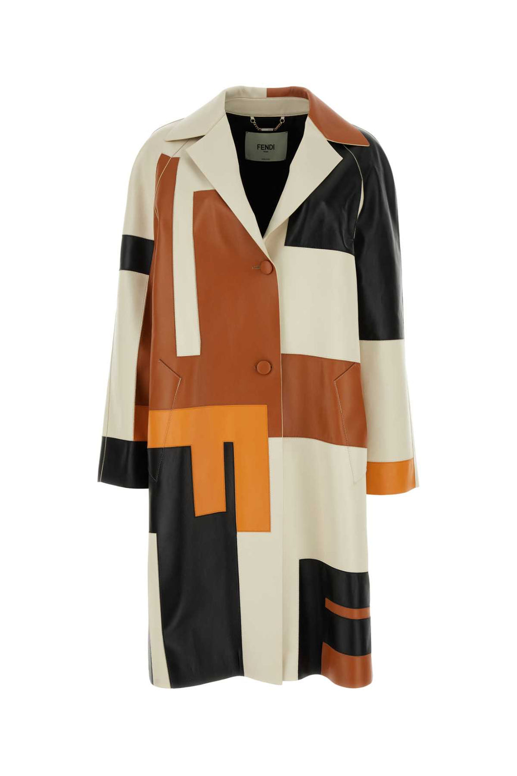 FENDI CAPPOTTO For Women Exterior: 100% Lamb Lining: 100% Cupro
