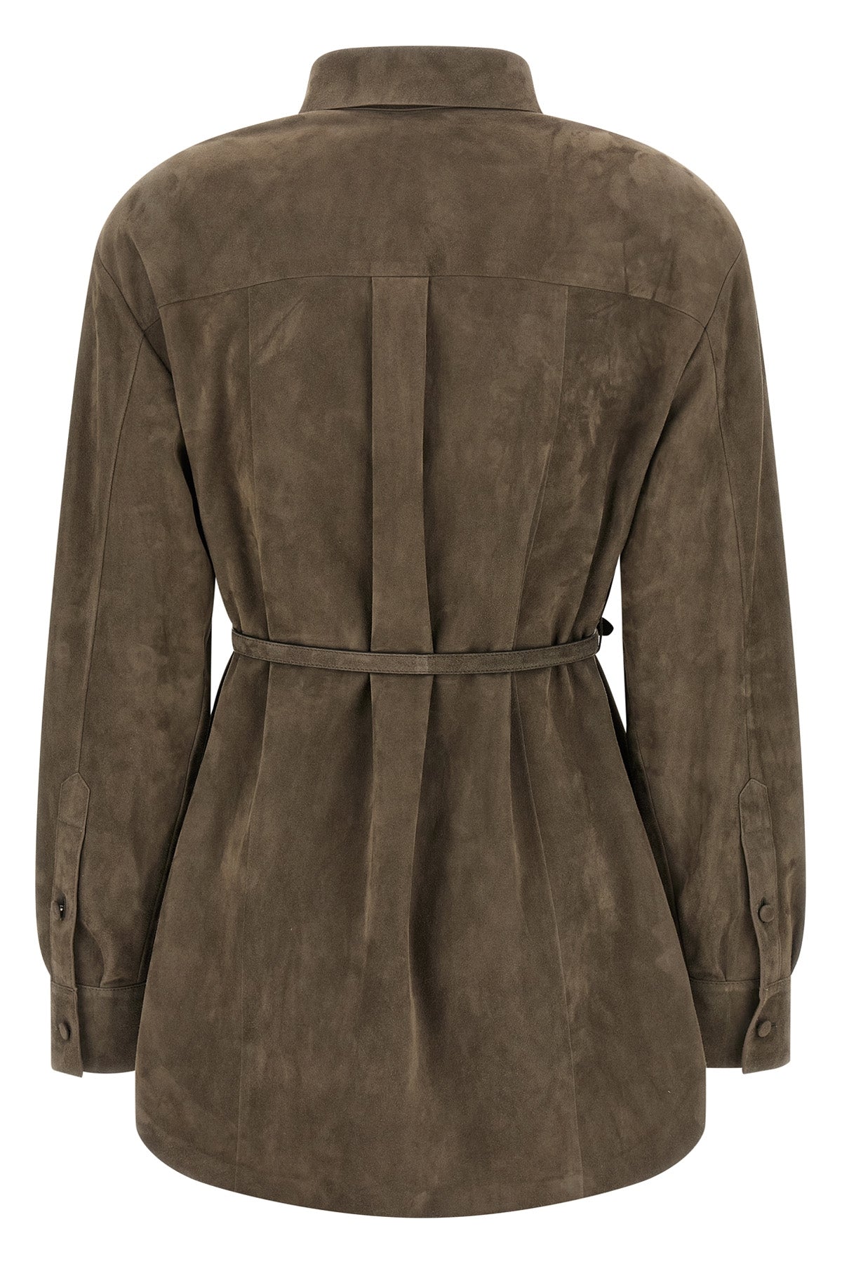 FENDI Suede shirt For Women 100% lamb leather (Ovis Aries)