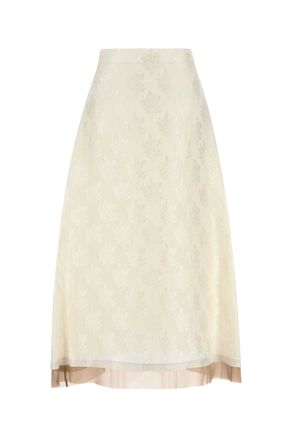 FENDI BLACK WRAP SKIRT For Women Exterior: 51% Silk 49% Viscose