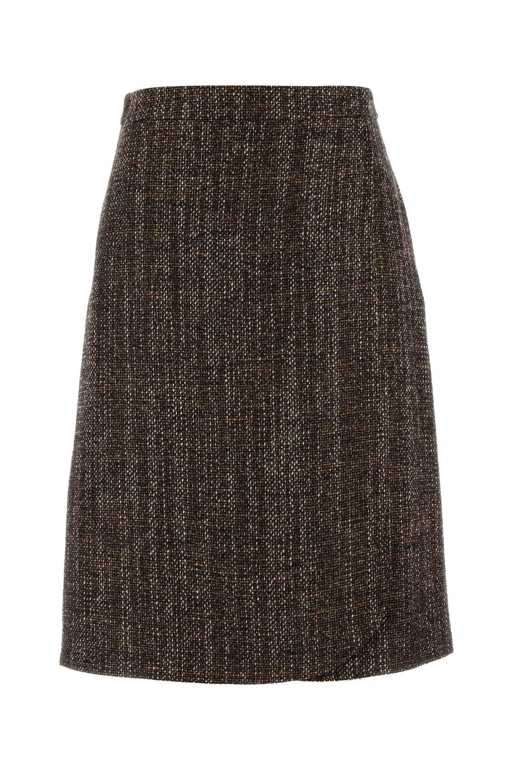 FENDI GONNA TAILORING TWEE For Women Exterior: 43% Wool 40% Alpaca 17% Nylon Lining: 100% Silk