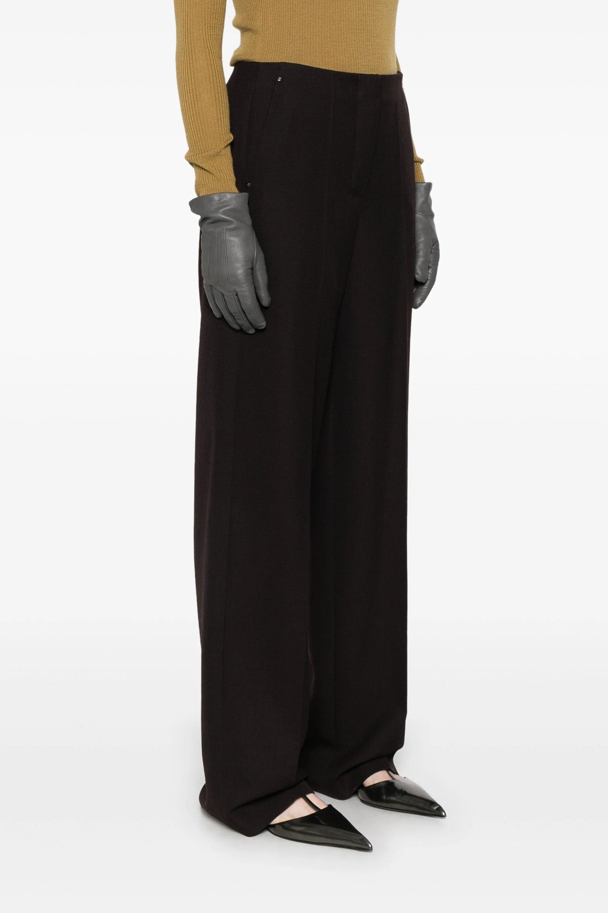 FENDI Grain de poudre pants For Women 100% virgin wool