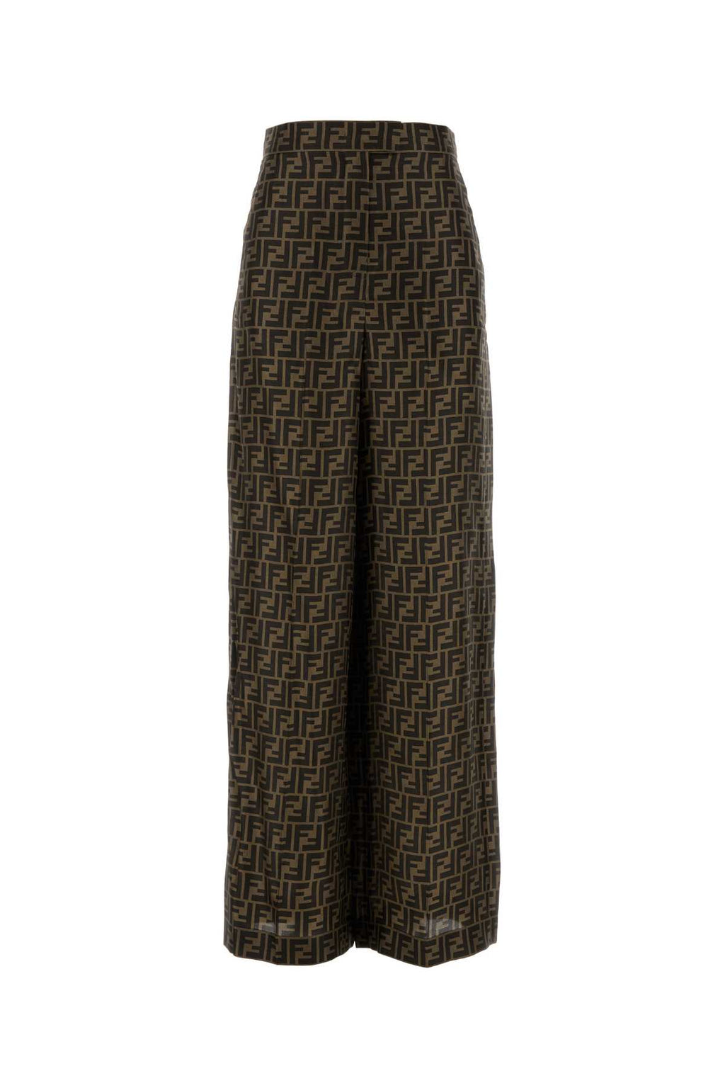 FENDI PANTALONE FF TWILL For Women Exterior: 100% Silk
