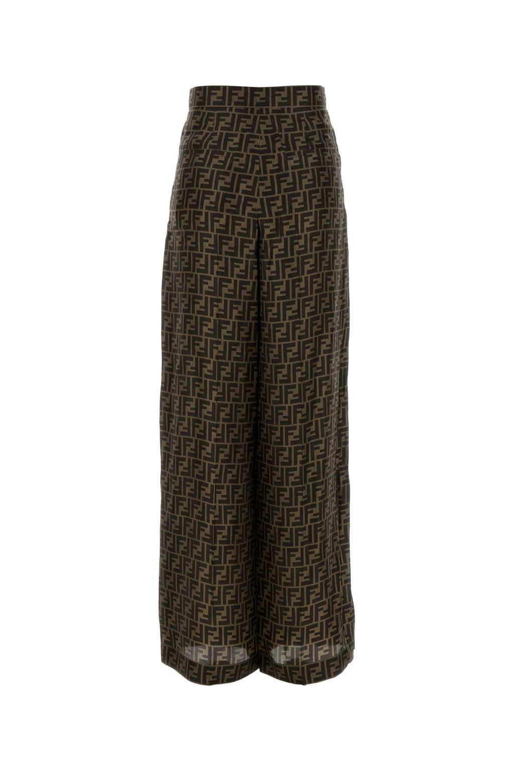 FENDI PANTALONE FF TWILL For Women Exterior: 100% Silk