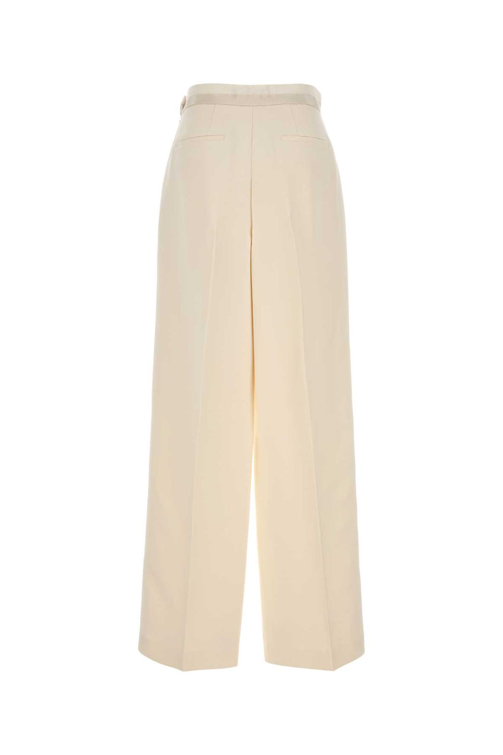 FENDI TUXEDO BIANCO PANT For Women Exterior: 77% Wool 23% Silk