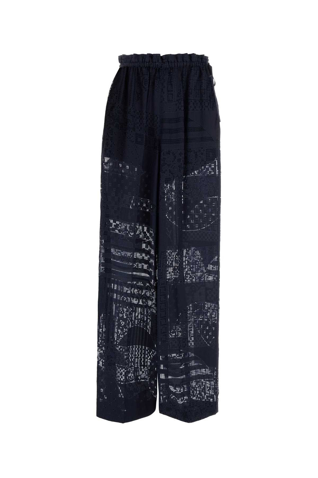 FENDI PANTALONE PATCHWORK DEVO For Women Exterior: 58% Viscose 42% Silk Lining: 100% Fabric