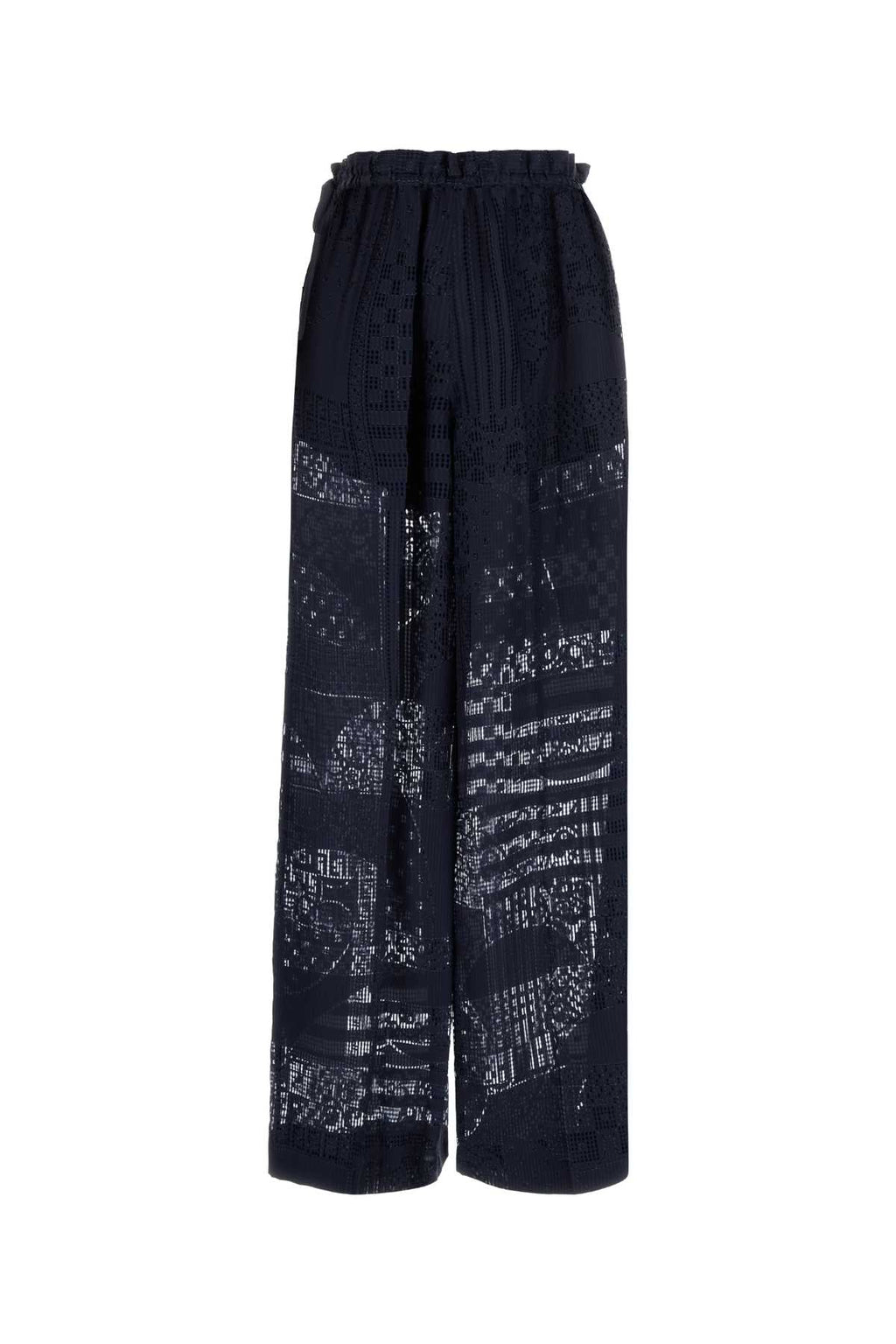 FENDI PANTALONE PATCHWORK DEVO For Women Exterior: 58% Viscose 42% Silk Lining: 100% Fabric
