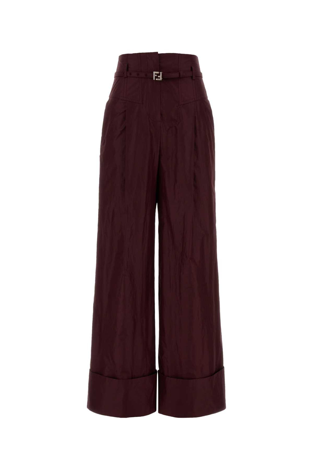 FENDI PANTALONI SILK TAFFETAS For Women Exterior: 100% Silk