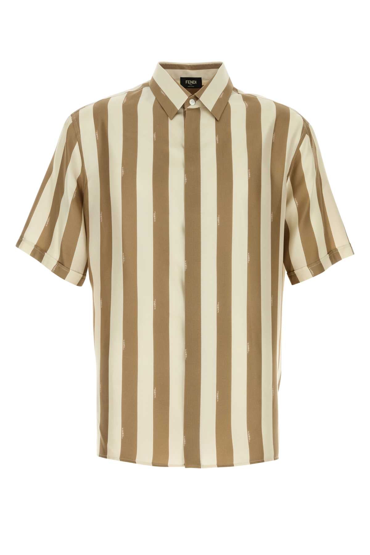FENDI CAM M.C. SILK PEQUIN For Men Exterior: 100% Silk