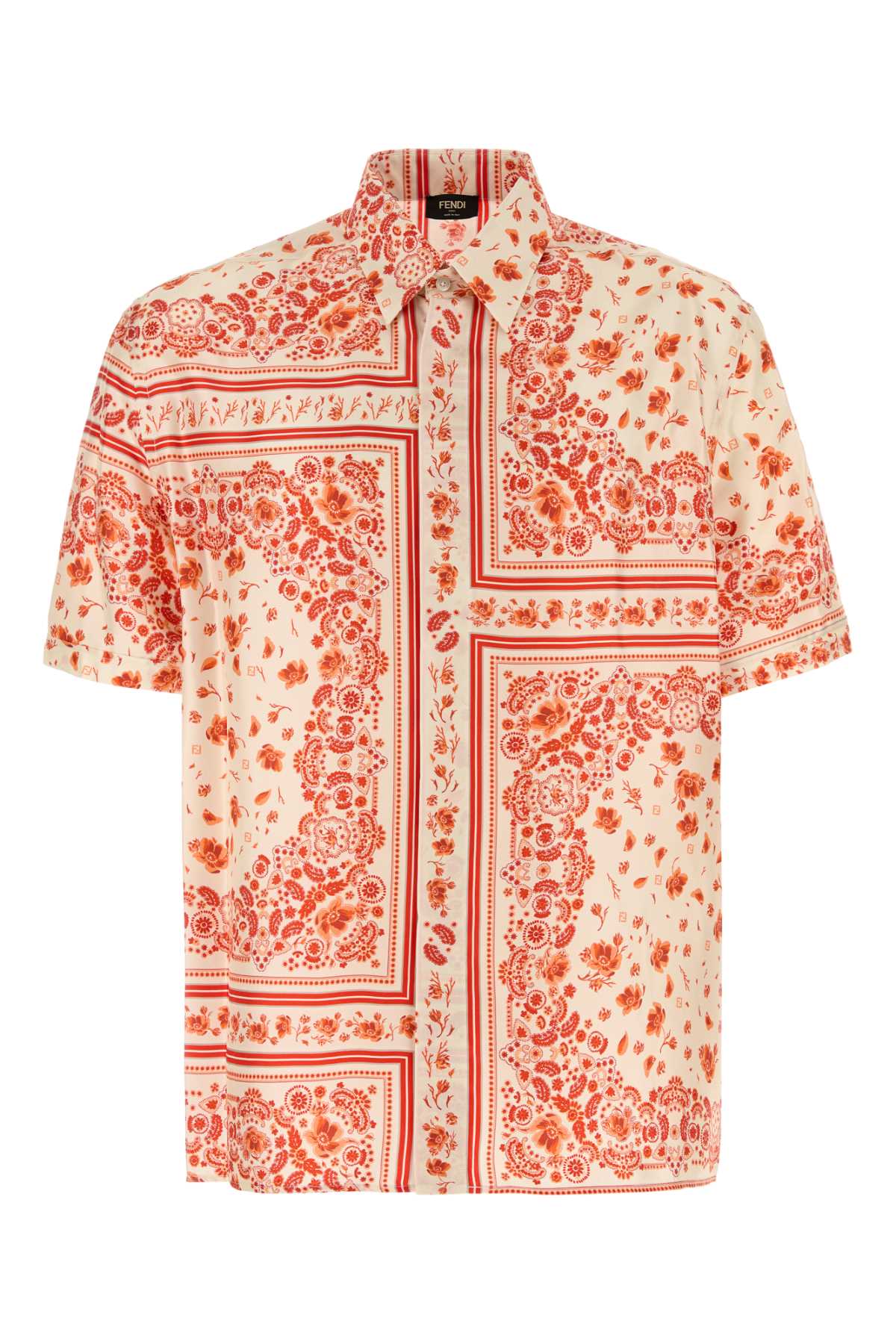 FENDI CAM M.C. SILK BANDANA PRINT For Men Exterior: 100% Silk