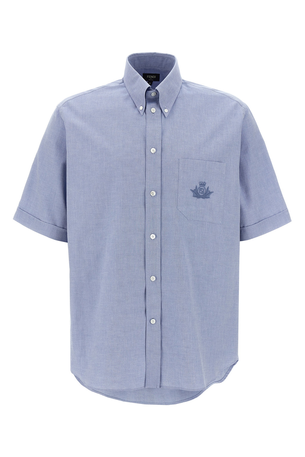 FENDI 'Fendi Crest' shirt For Men 100% cotton