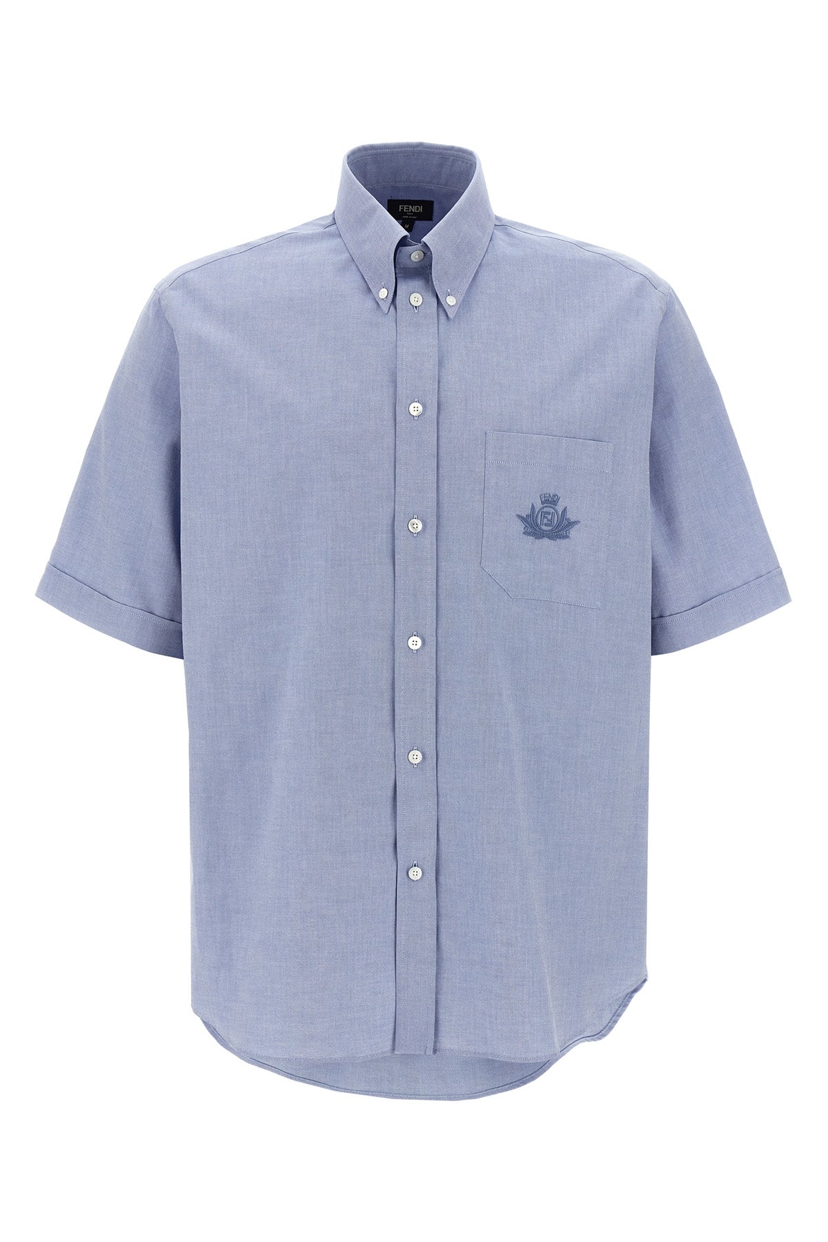 FENDI 'Fendi Crest' shirt For Men 100% cotton