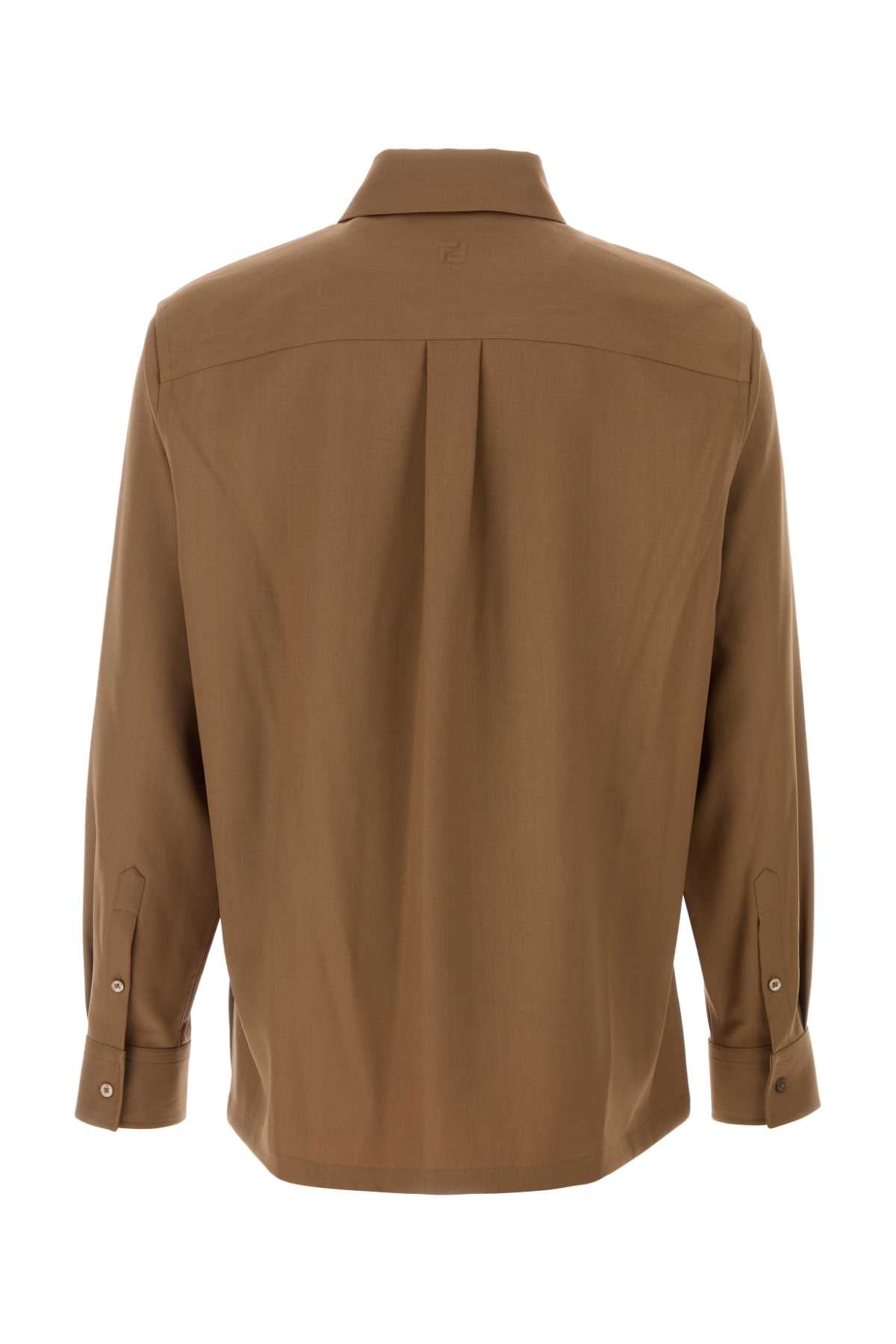 FENDI SHIRT For Men Exterior: 100% Virgin wool