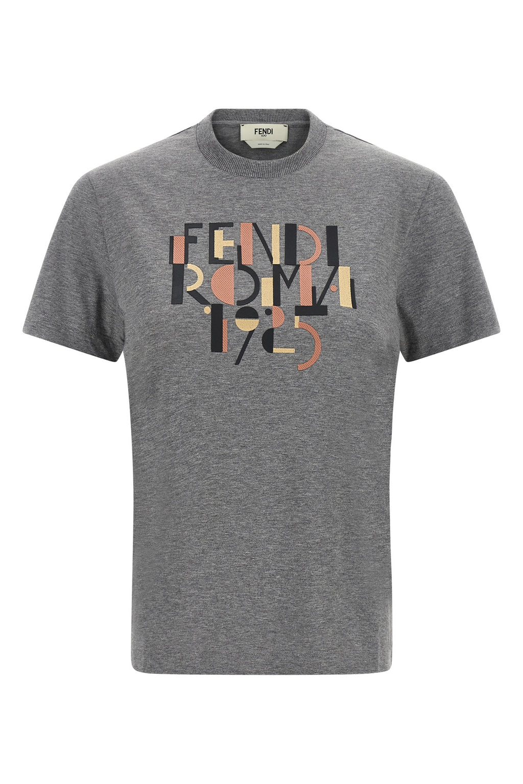 FENDI 'Fendi Roma 1925' T-shirt For Women 100% cotton