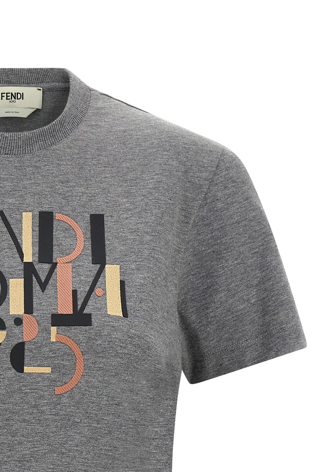 FENDI 'Fendi Roma 1925' T-shirt For Women 100% cotton