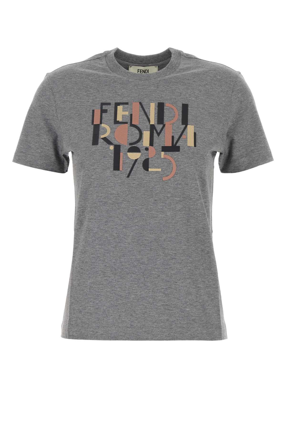 FENDI T-SHIRT FENDI ROMA 192 For Women Exterior: 100% Cotton
