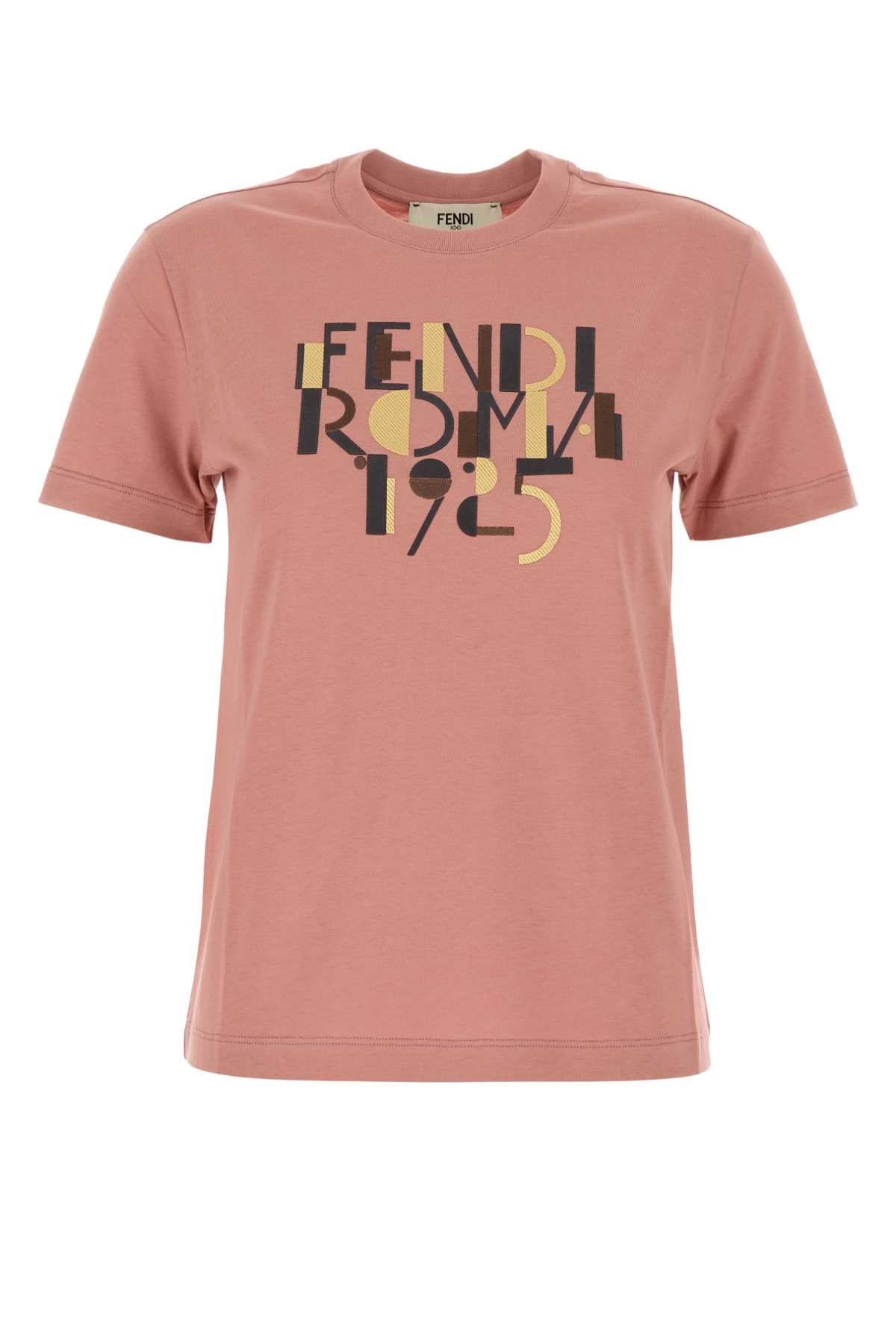 FENDI T-SHIRT FENDI ROMA 192 For Women Exterior: 100% Cotton