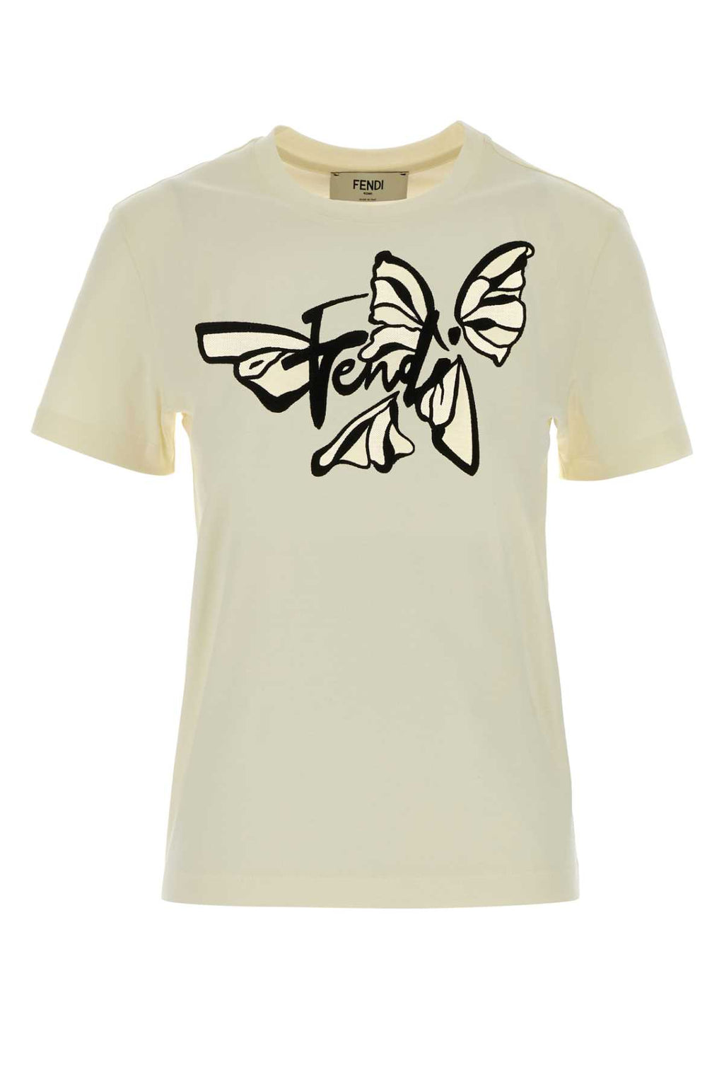 FENDI T-SHIRT NIGTHFLY COTTO For Women Exterior: 100% Cotton