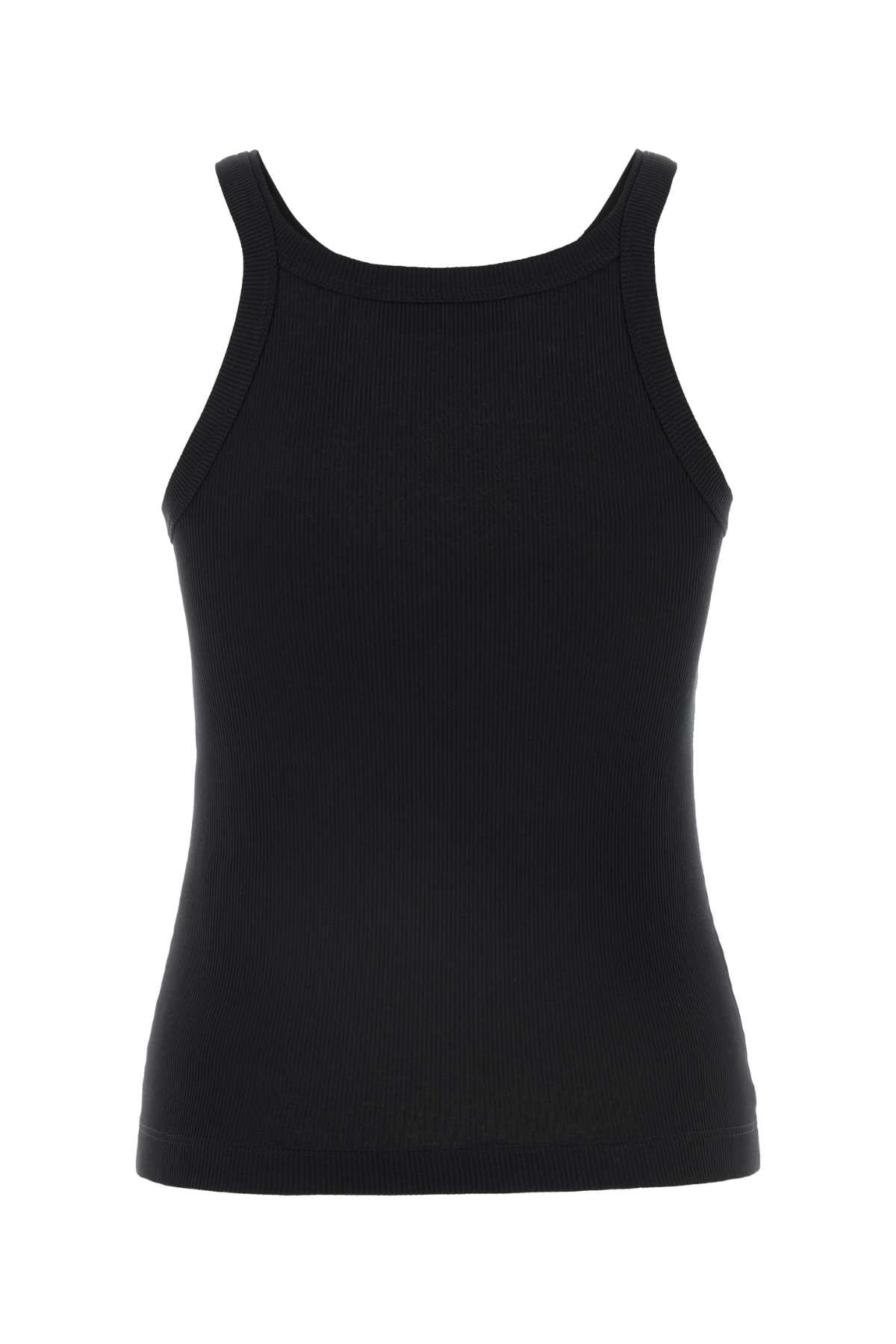 FENDI TOP FENDI RIBBED COTTON JERSEY For Women 94%CO,6%EA