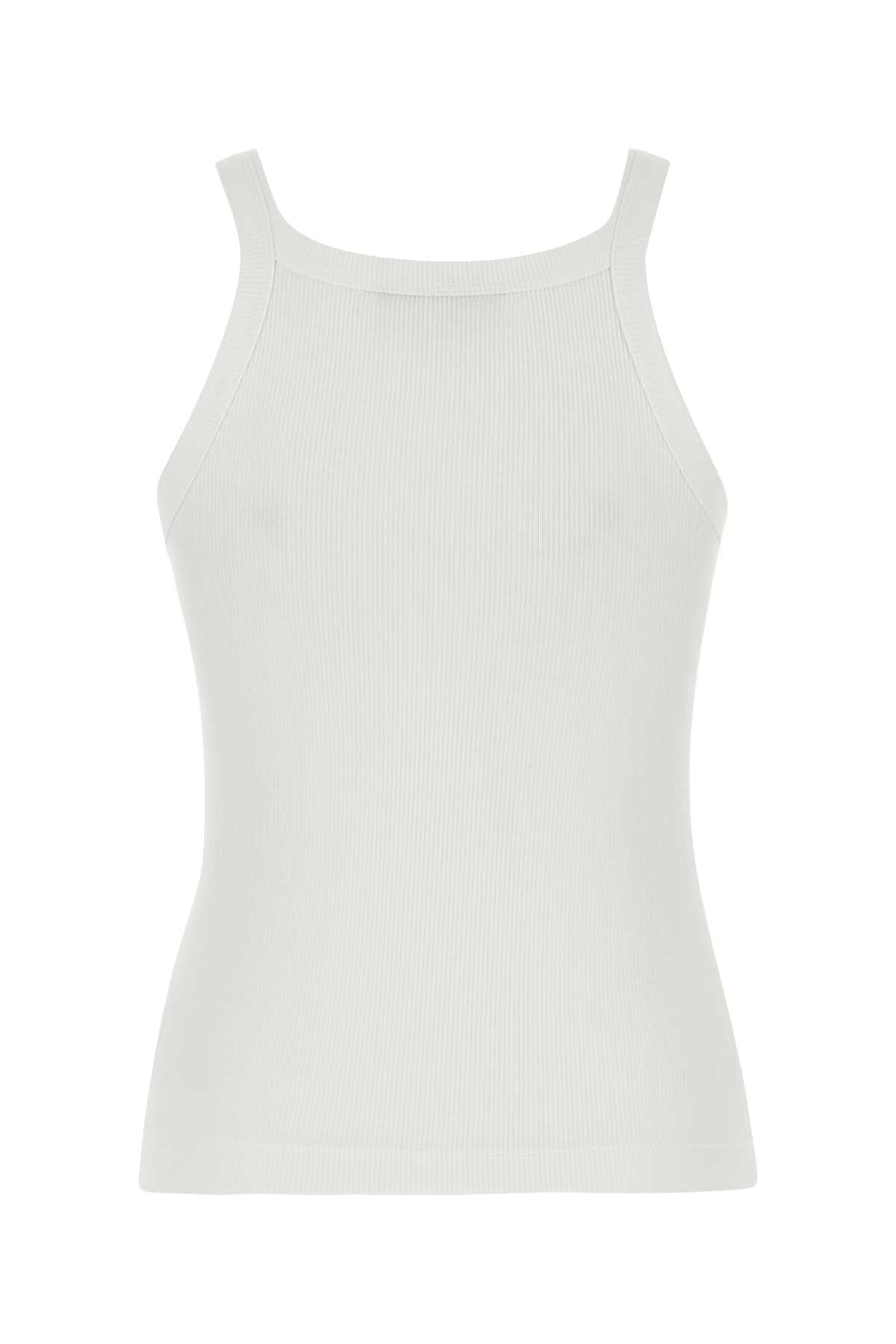 FENDI TOP FENDI RIBBED COTTON JERSEY For Women 94%CO,6%EA