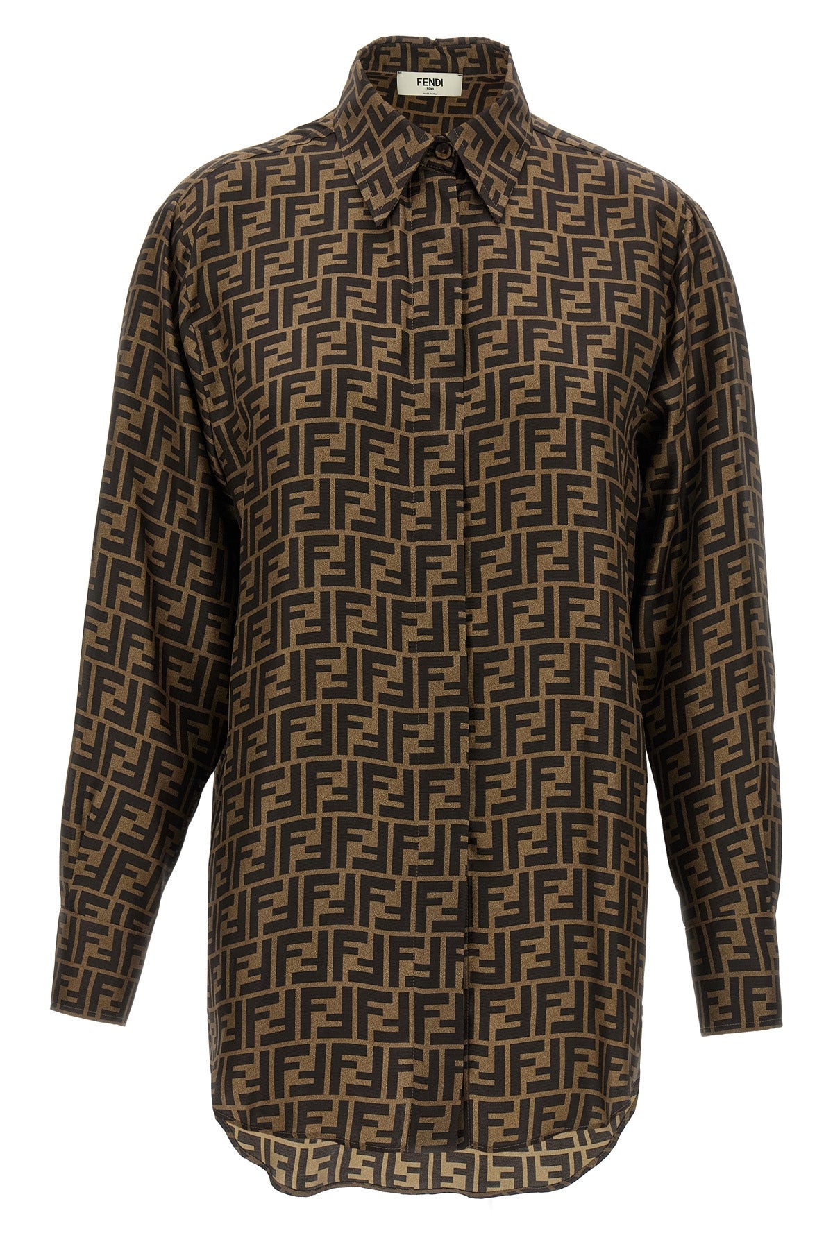 FENDI FF monogram shirt For Women 100% silk