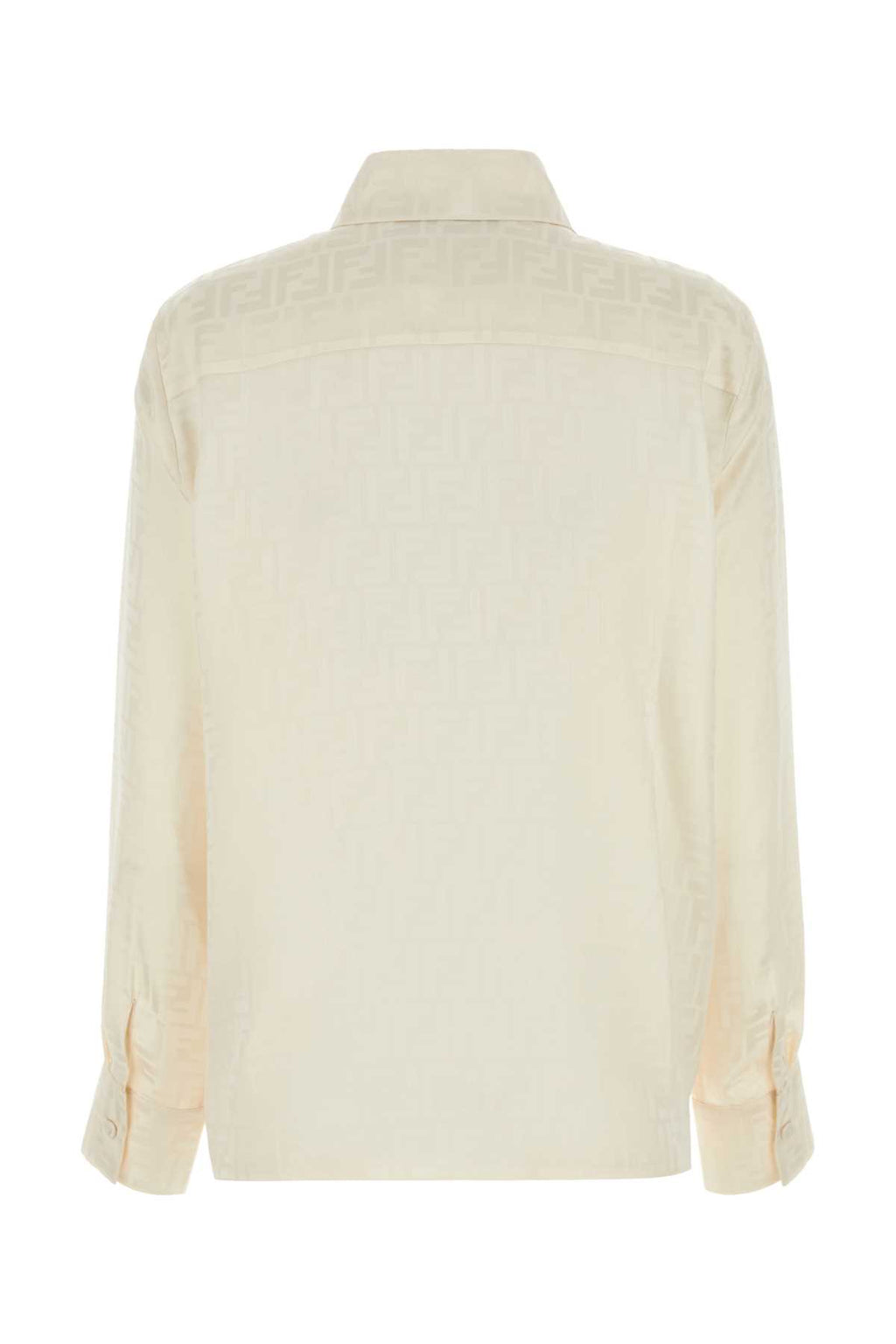 FENDI CAMICIA FF CREPE SATIN For Women Exterior: 100% Silk
