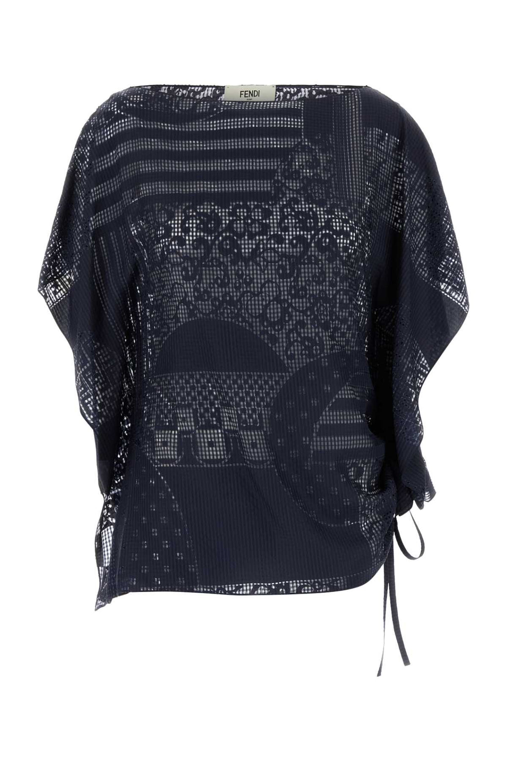 FENDI CAMICIA PATCHWORK DEVO For Women Exterior: 58% Viscose 42% Silk