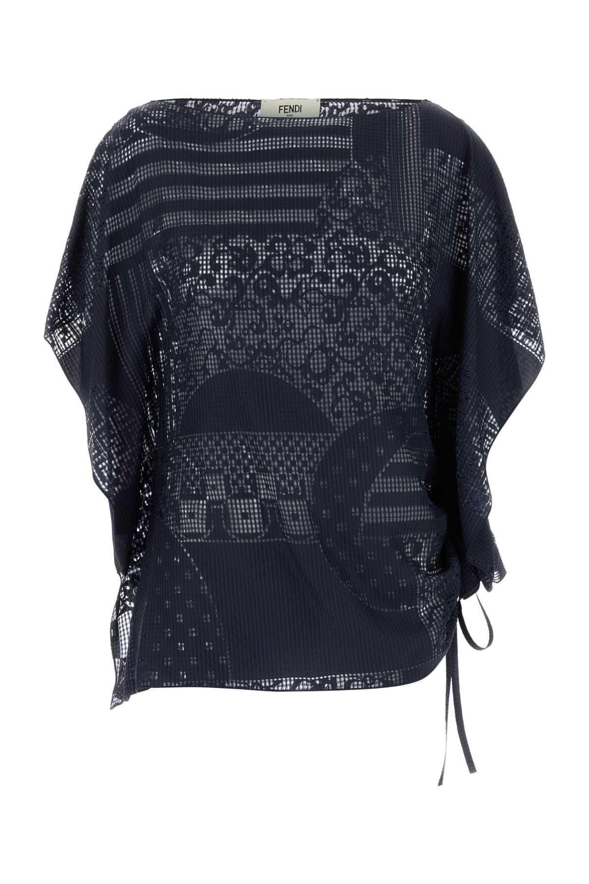 FENDI CAMICIA PATCHWORK DEVO For Women Exterior: 58% Viscose 42% Silk