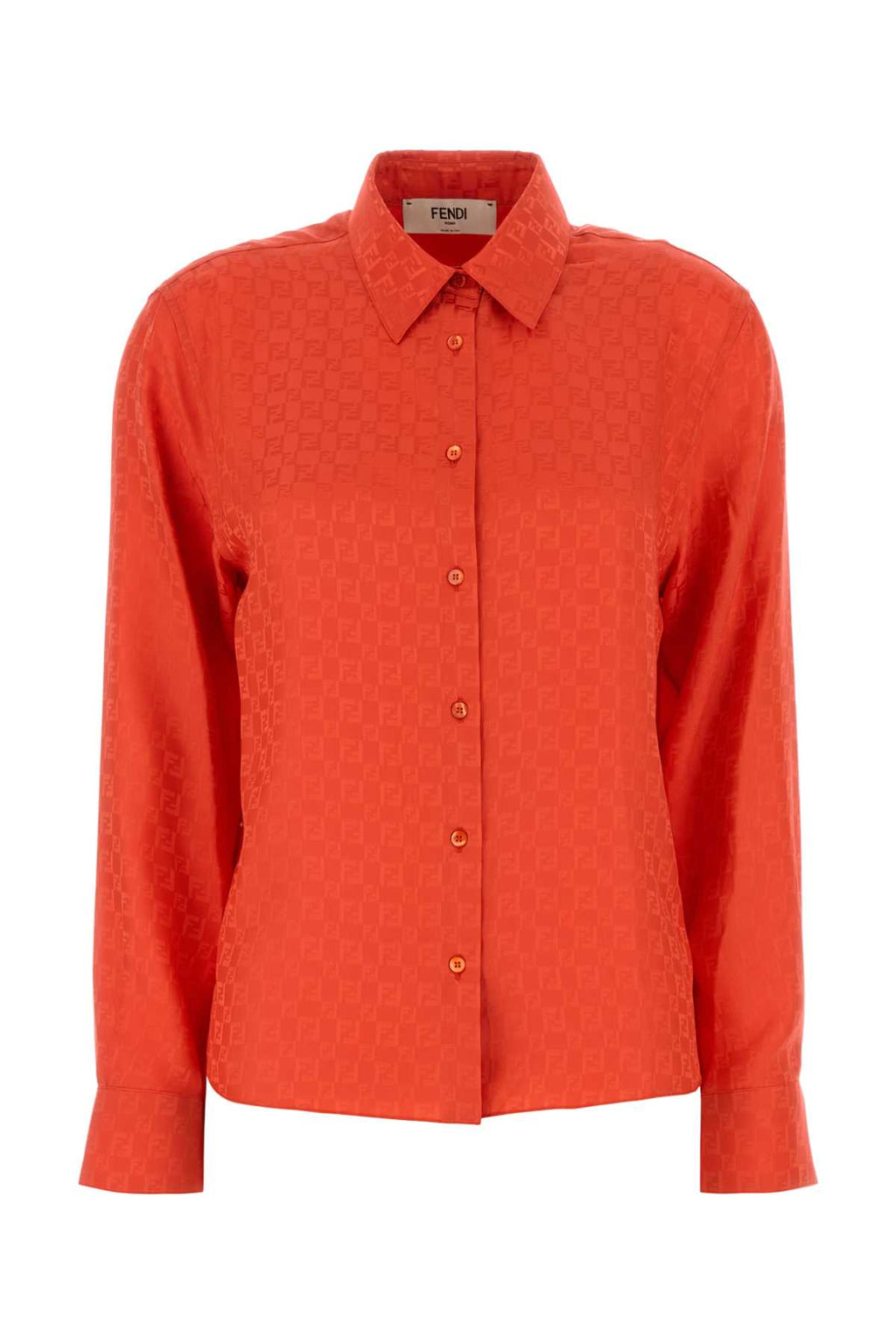 FENDI CAMICIA CHESS FF JACQU For Women Exterior: 100% Silk