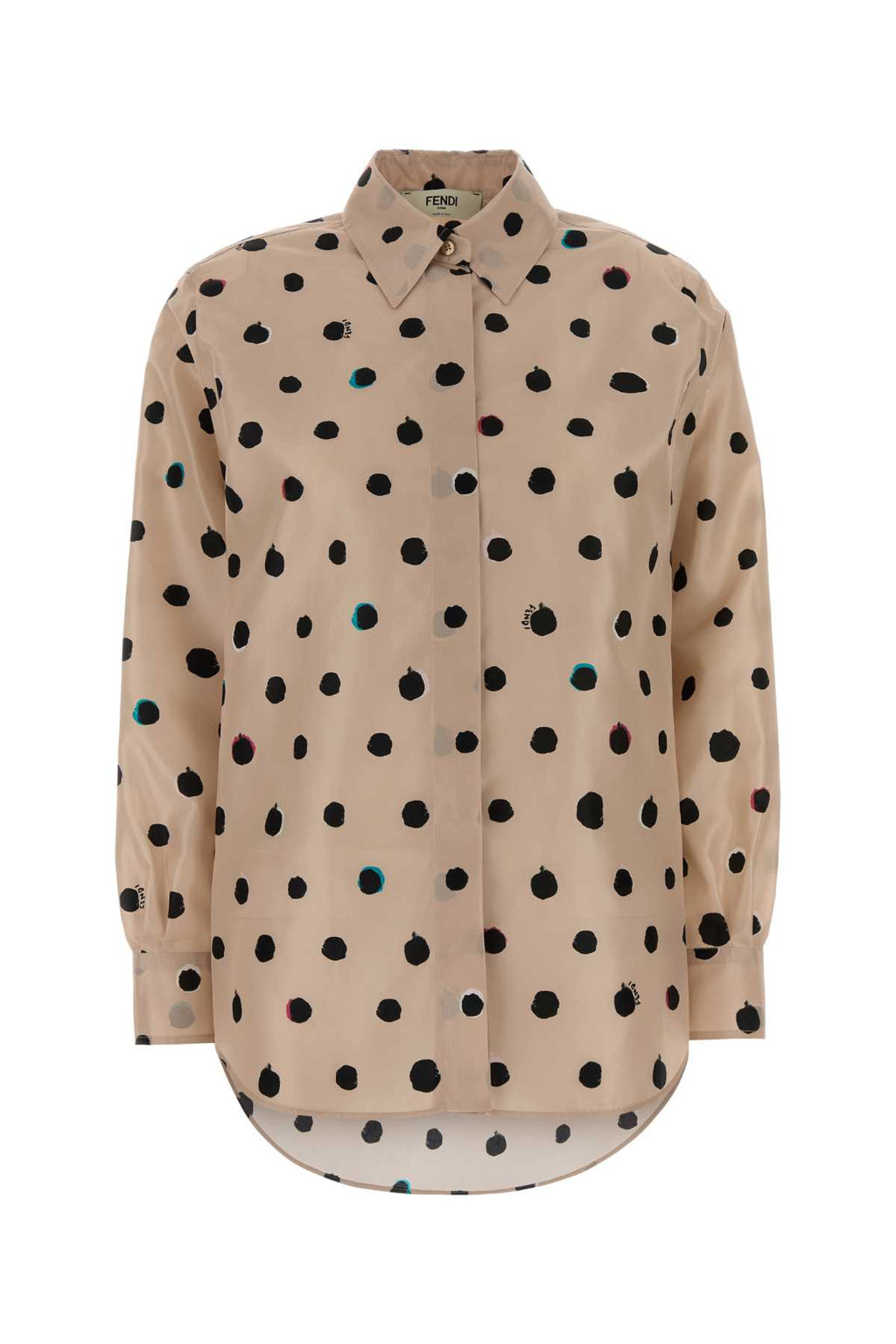 FENDI CAMICIA FALENA DOTS TA For Women Exterior: 100% Silk