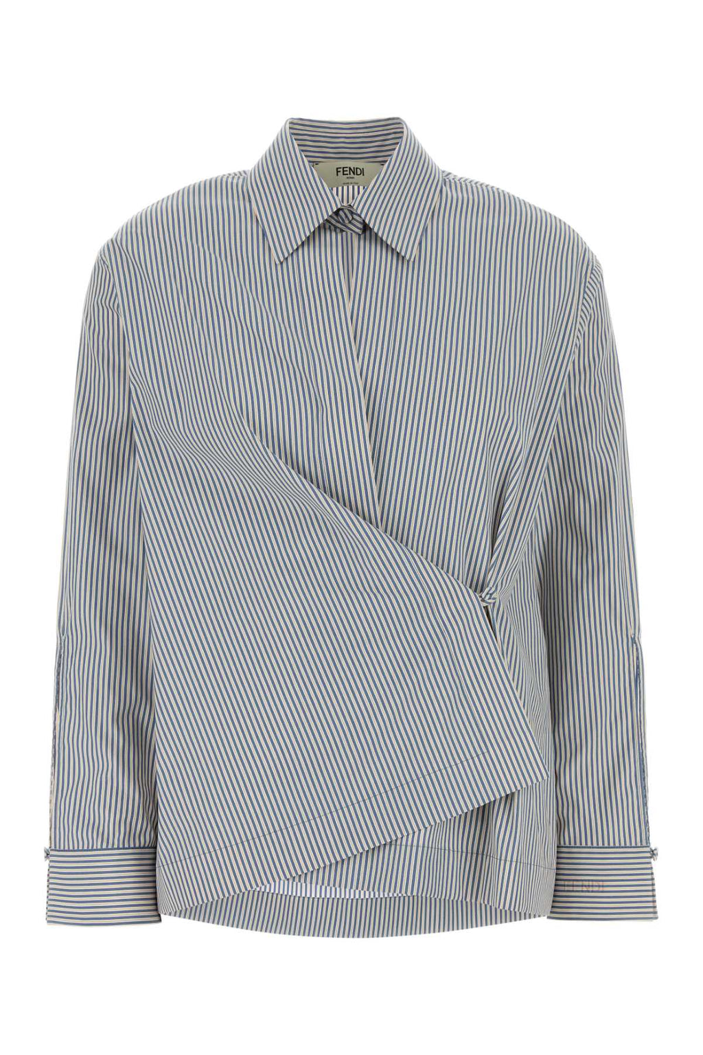 FENDI CAMICIA COTTON STRIPES For Women Exterior: 100% Cotton