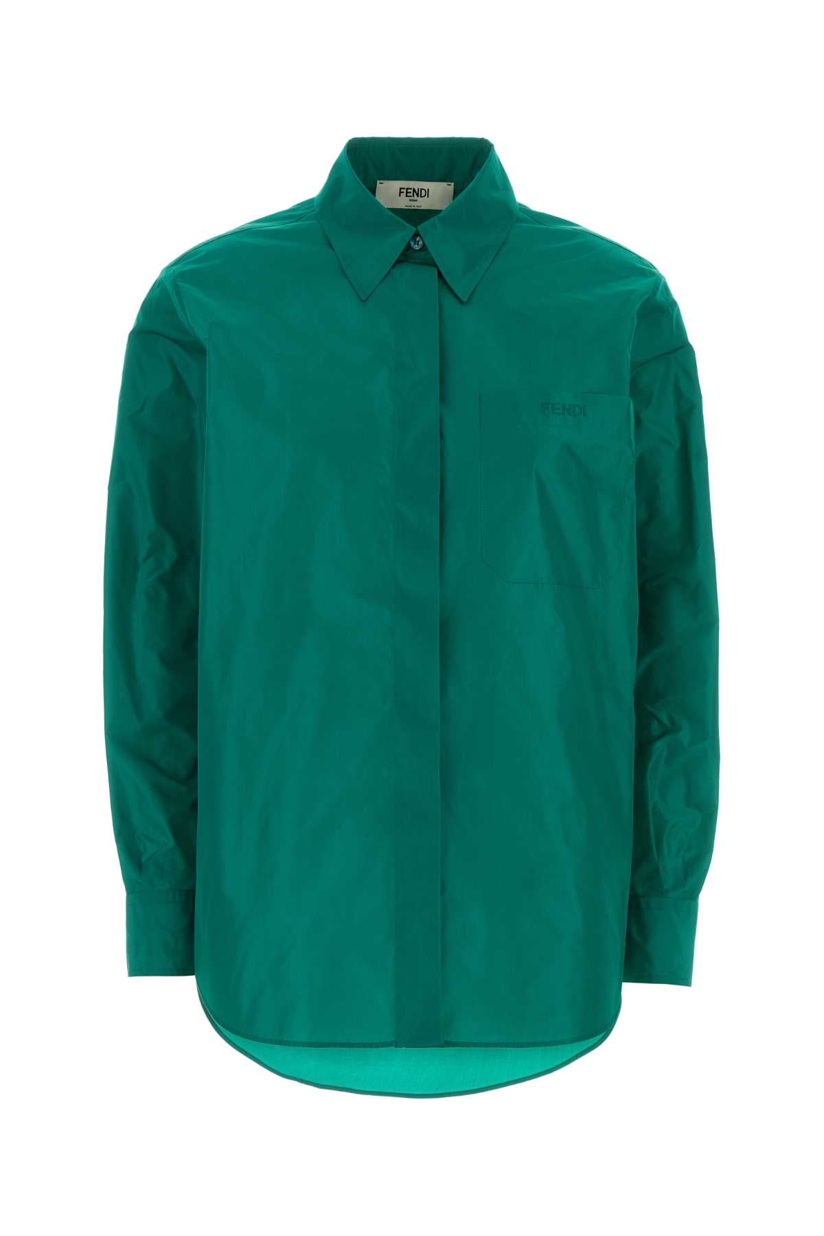 FENDI CAMICIA SILK TAFFETAS For Women Exterior: 100% Silk